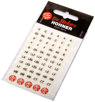 Hohner - Key Sticker Glow In The Dark
