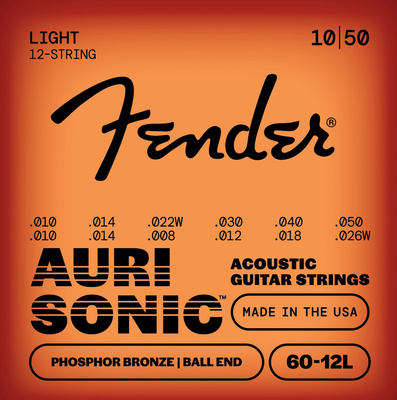 Fender - 60-12L Phosphor Bronze 12-Set