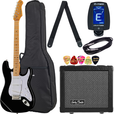 Harley Benton - ST-62MN BK Vintage JamPack