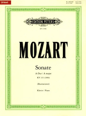Edition Peters - Mozart Sonate A-Dur KV 331