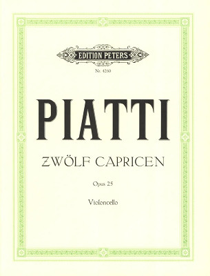 Edition Peters - Piatti 12 Capricen op. 25
