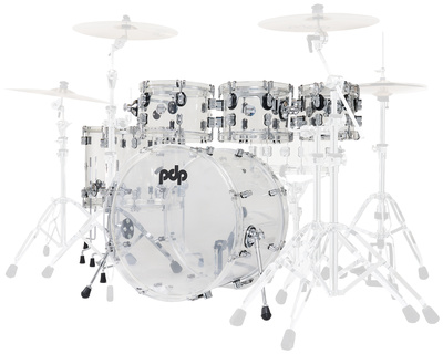 DW - PDP Concept Clear Acrylic 6pc