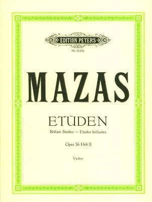Edition Peters - Mazas EtÃ¼den op. 36 Heft 2