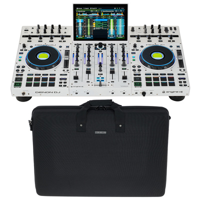 Denon DJ - Prime 4+ White CTRL Bundle Denon DJ - Prime 4+ White CTRL Bundle
