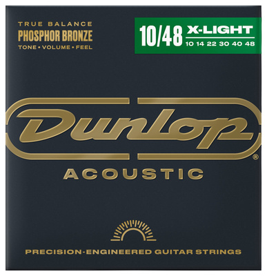 Dunlop - Ph/Bronze Acoustic Set 10-48 Dunlop - Ph/Bronze Acoustic Set 10-48