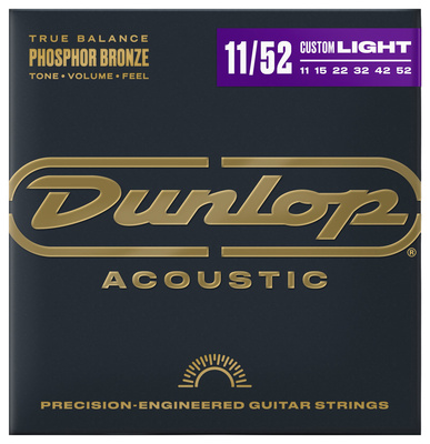 Dunlop - Ph/Bronze Acoustic Set 11-52 Dunlop - Ph/Bronze Acoustic Set 11-52