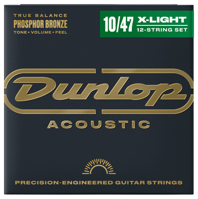 Dunlop - Ph/Bronze Acou. 12-Set 10/47 Dunlop - Ph/Bronze Acou. 12-Set 10/47