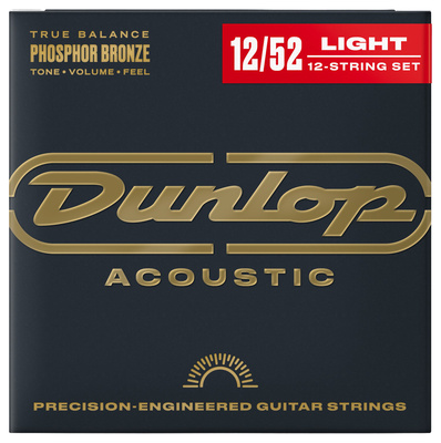 Dunlop - Ph/Bronze Acou. 12-Set 12/52 Dunlop - Ph/Bronze Acou. 12-Set 12/52
