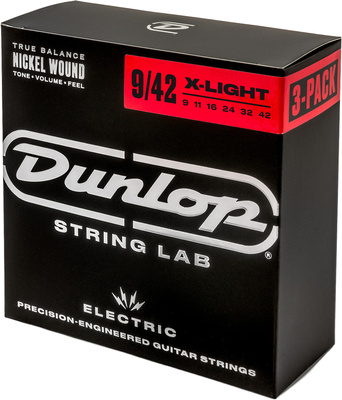 Dunlop - Nickel Electric Set 09-42 3P Dunlop - Nickel Electric Set 09-42 3P