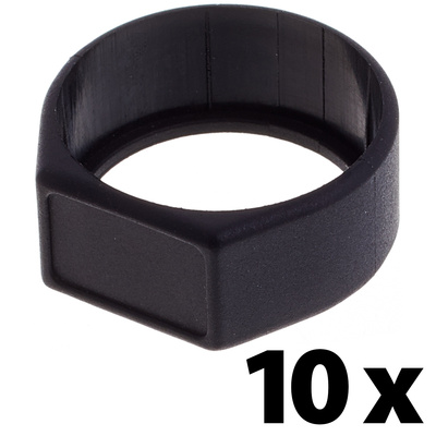 Neutrik - XCR Ring Black 10x