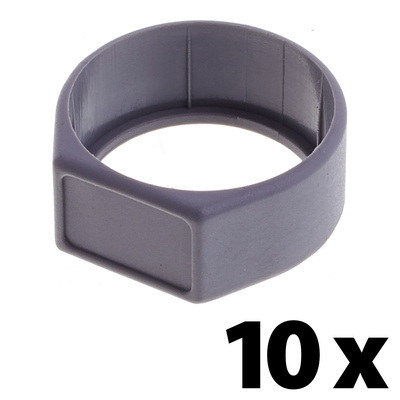 Neutrik - XCR Ring Grey 10x
