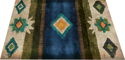 Drum N Base - Drum Mat Earth Blue