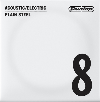 Dunlop - Plain Steel Single String 008