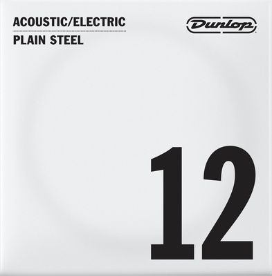 Dunlop - Plain Steel Single String 012