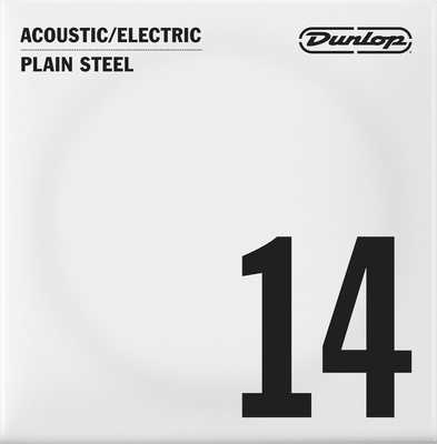 Dunlop - Plain Steel Single String 014