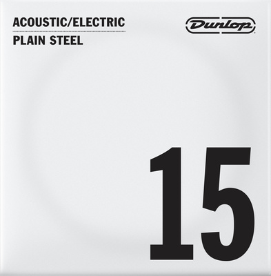 Dunlop - Plain Steel Single String 015