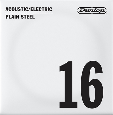 Dunlop - Plain Steel Single String 016 Dunlop - Plain Steel Single String 016