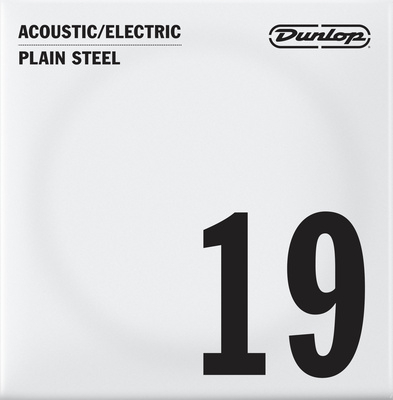 Dunlop - Plain Steel Single String 019
