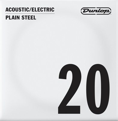 Dunlop - Plain Steel Single String 020