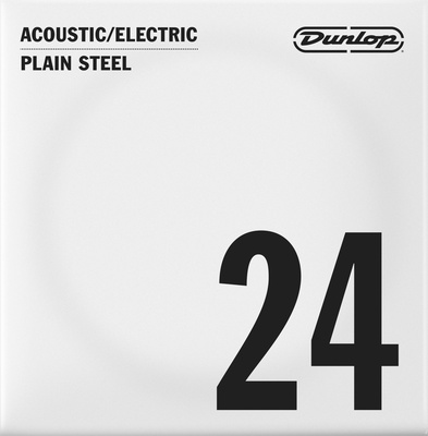 Dunlop - Plain Steel Single String 024 Dunlop - Plain Steel Single String 024