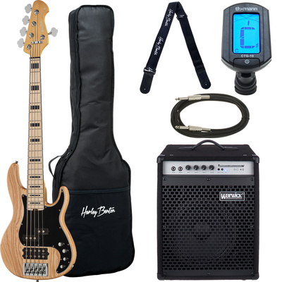 Harley Benton - Enhanced MP-5MN Nat w/Warwick