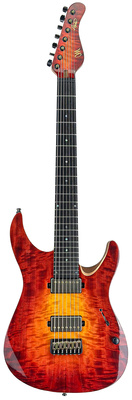 Mayones Guitars - Aquila Elite S 7 Baritone Lava