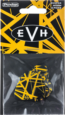 Dunlop - EVH Black w Yellow Stripes .60