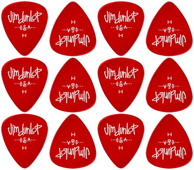 Dunlop - Gels Red Heavy Pick Dunlop - Gels Red Heavy Pick