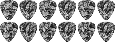 Dunlop - Celluloid Black Pearloid Thin Dunlop - Celluloid Black Pearloid Thin