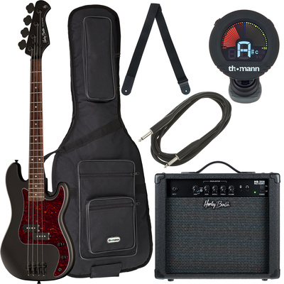 Harley Benton - PB-Shorty SBK Standard  Bundle