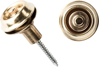 Dunlop - Straplok Brass Flush Mount