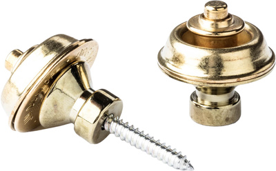Dunlop - Straplok Brass Traditional Dunlop - Straplok Brass Traditional
