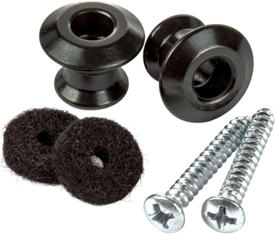 Dunlop - Strap Button Set Black Dual D