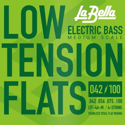 La Bella - LTF-4A-M Bass Low Tens. Flats La Bella - LTF-4A-M Bass Low Tens. Flats