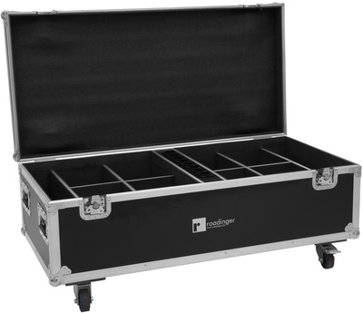 Roadinger - Flightcase 8x AKKU IP PAR 7