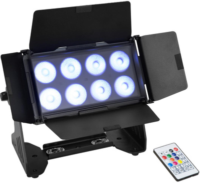 Eurolite - Akku MF IP 8x10W RGBW CRMX