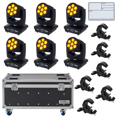 Varytec - Hero Wash 715 HEX LED Bundle