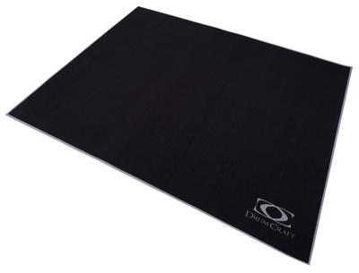 DrumCraft - Drum Rug Hook & Loop Black DrumCraft - Drum Rug Hook & Loop Black