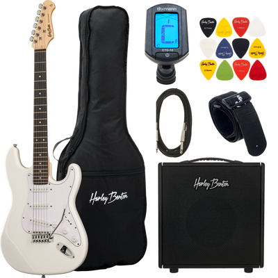 Harley Benton - ST-20 WH Std.DNAFX AmP10 Set Harley Benton - ST-20 WH Std.DNAFX AmP10 Set