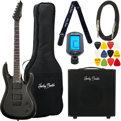 Harley Benton - R-446 Graphite DNAFX AmP10 Set Harley Benton - R-446 Graphite DNAFX AmP10 Set