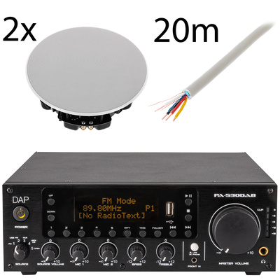 DAP-Audio - 530-DAB Shop Set 2x Ceil 8 Wh DAP-Audio - 530-DAB Shop Set 2x Ceil 8 Wh