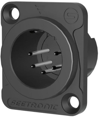 Seetronic - MJ5F2C-B 5pin XLR black Seetronic - MJ5F2C-B 5pin XLR black