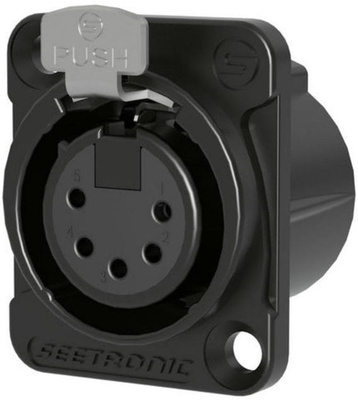 Seetronic - MK5F2C-B 5pin XLR black Seetronic - MK5F2C-B 5pin XLR black