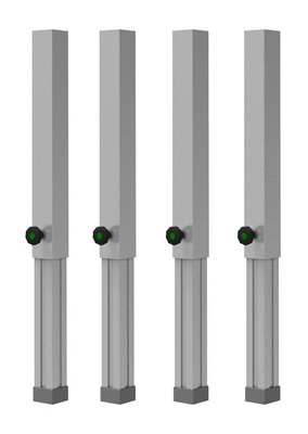 Global Truss - Stage Deck Leg 4x 60-100cm