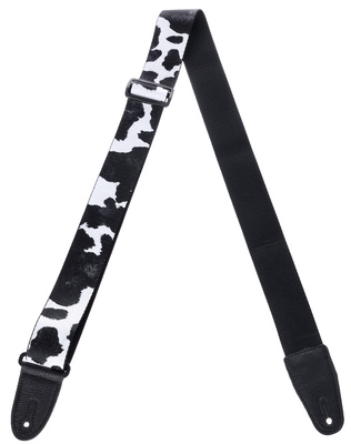 Levys - Black and White Cow Strap Levys - Black and White Cow Strap