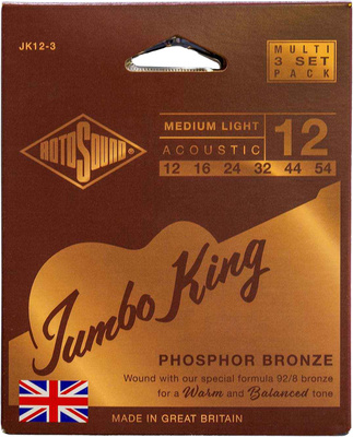 Rotosound - JK12-3 Jumbo King 3er Set