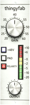 thingyfab - Blank Panel 500 Preamp thingyfab - Blank Panel 500 Preamp