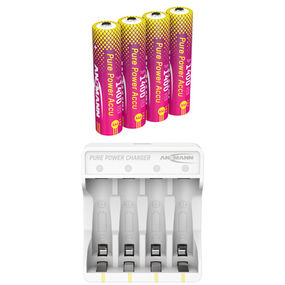 Ansmann - AAA 1400 mAh Charging Bundle Ansmann - AAA 1400 mAh Charging Bundle