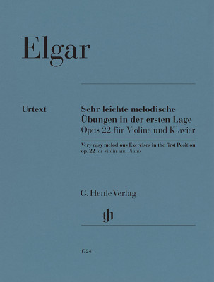 Henle Verlag - Elgar Melodische Ãbungen op.22 Henle Verlag - Elgar Melodische Ãbungen op.22