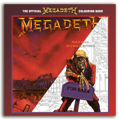Rock n Roll Colouring - Megadeth Colouring Book Rock n Roll Colouring - Megadeth Colouring Book